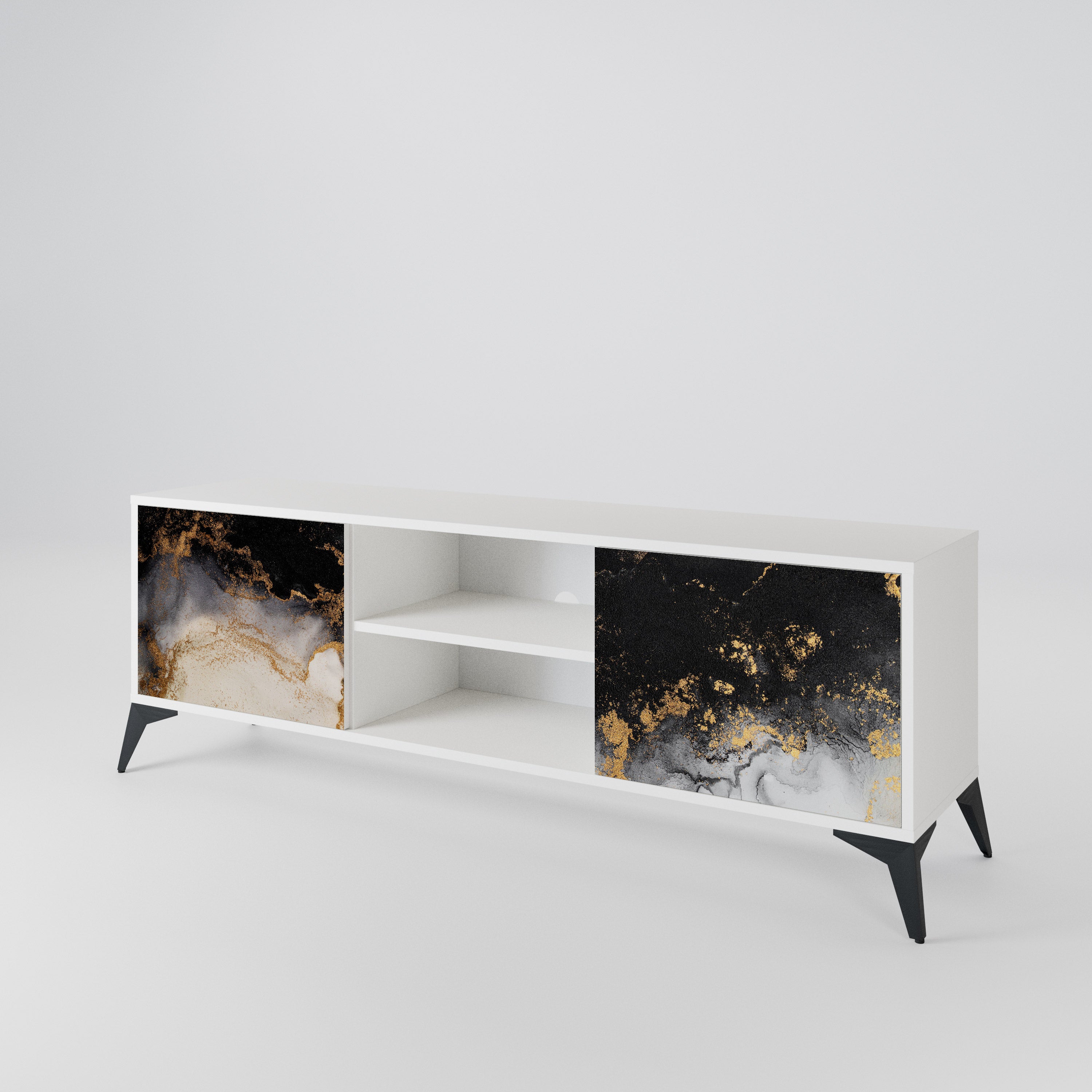 MARBLE OF TOMMORROW 2-Door TV Cabinet