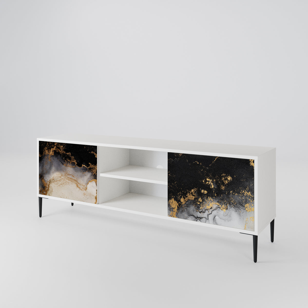 MARBLE OF TOMMORROW 2-Door TV Cabinet