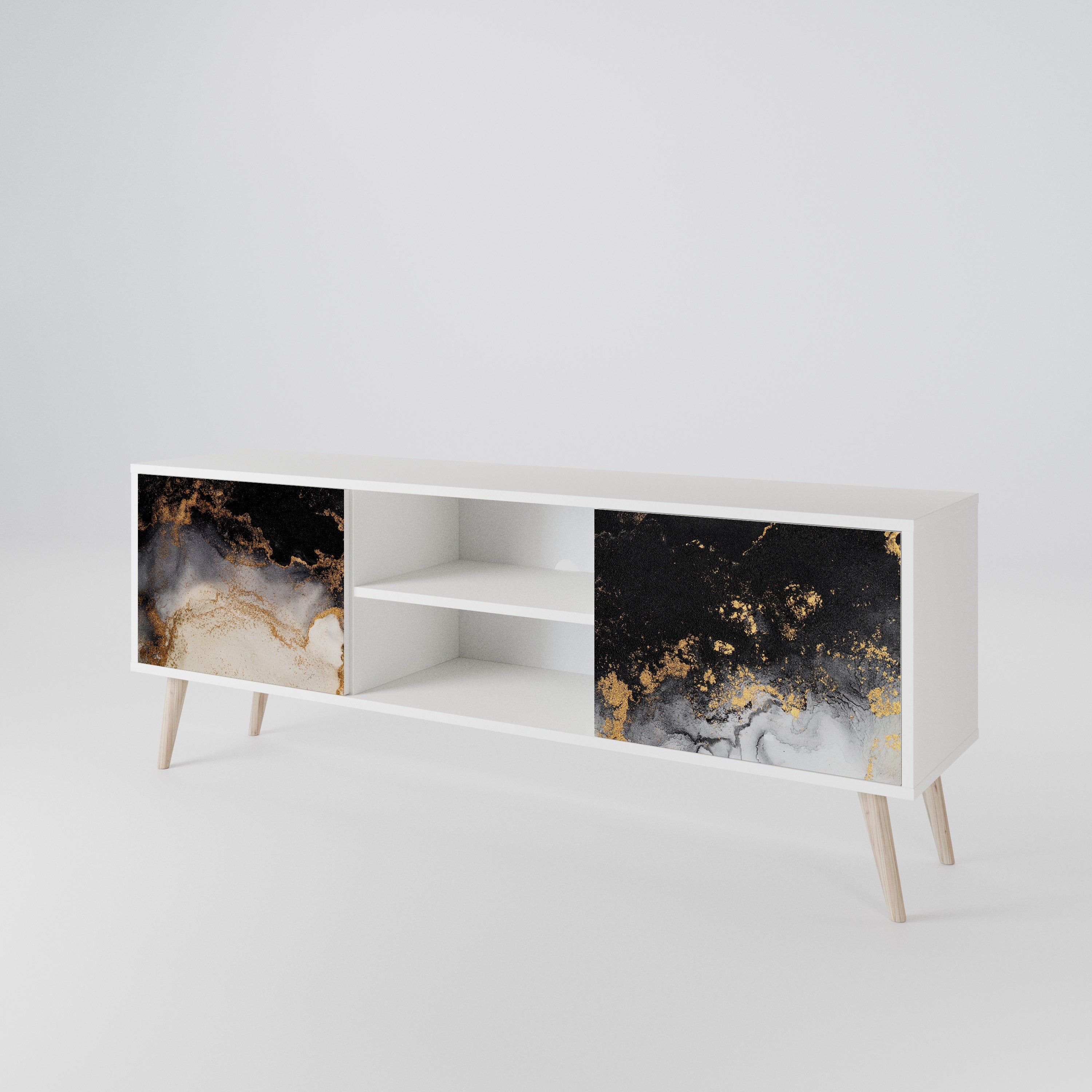 MARBLE OF TOMMORROW 2-Door TV Cabinet