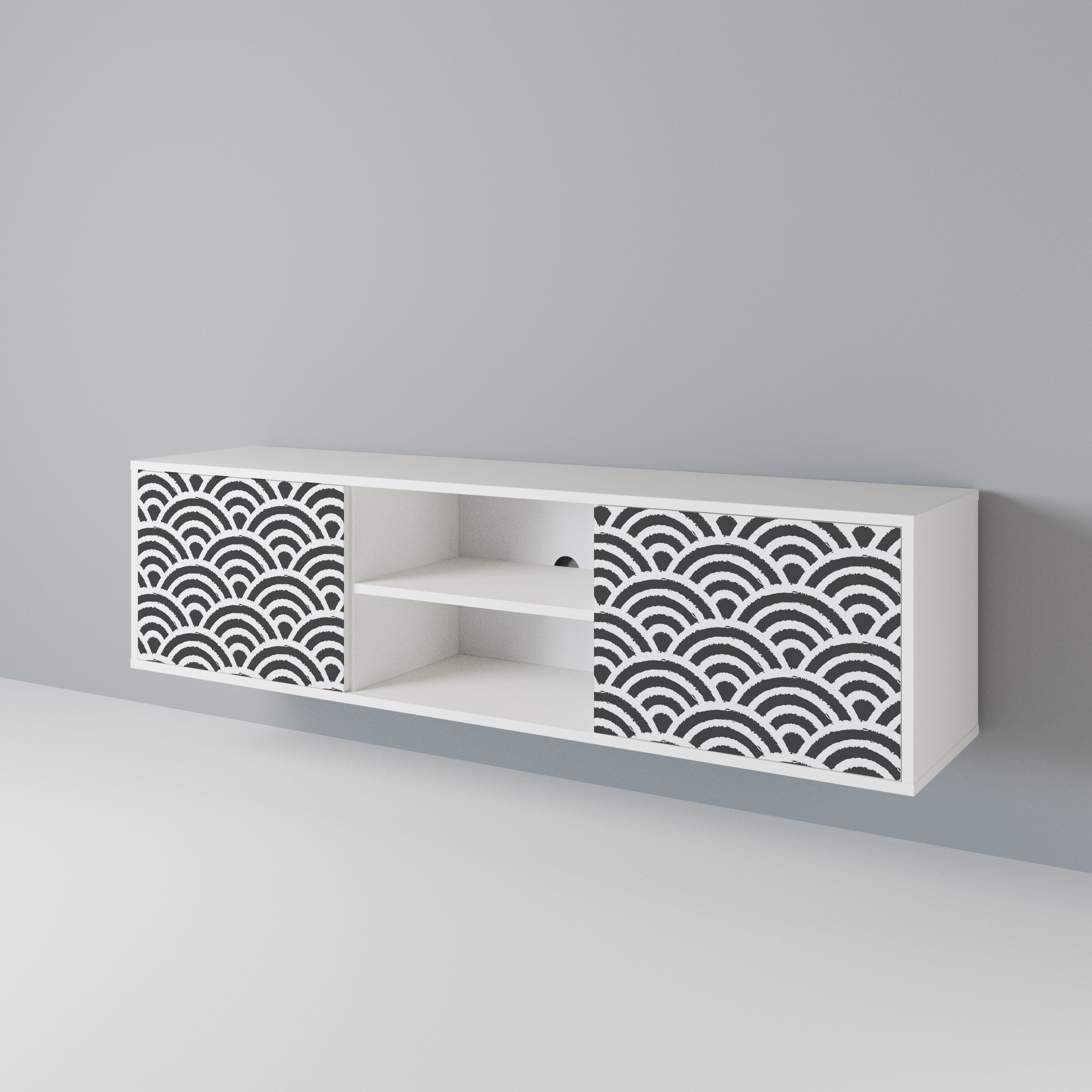 GLOOMY HOST 2-Door TV Cabinet
