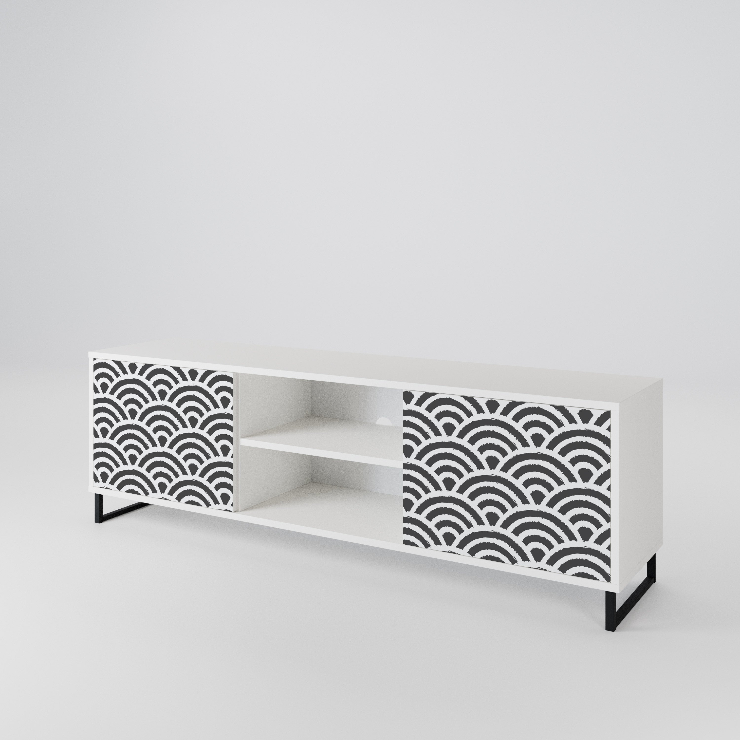 GLOOMY HOST 2-Door TV Cabinet