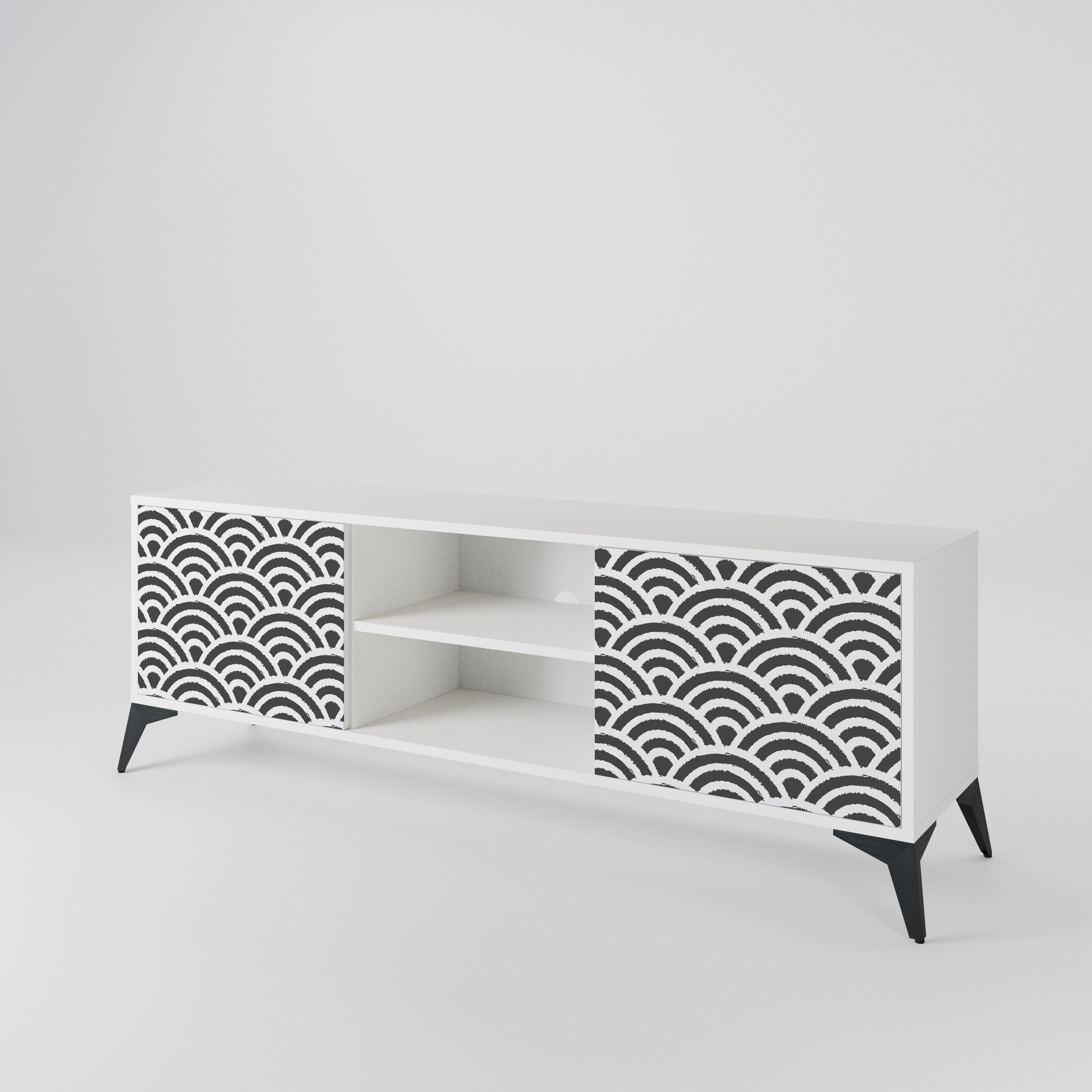 GLOOMY HOST 2-Door TV Cabinet