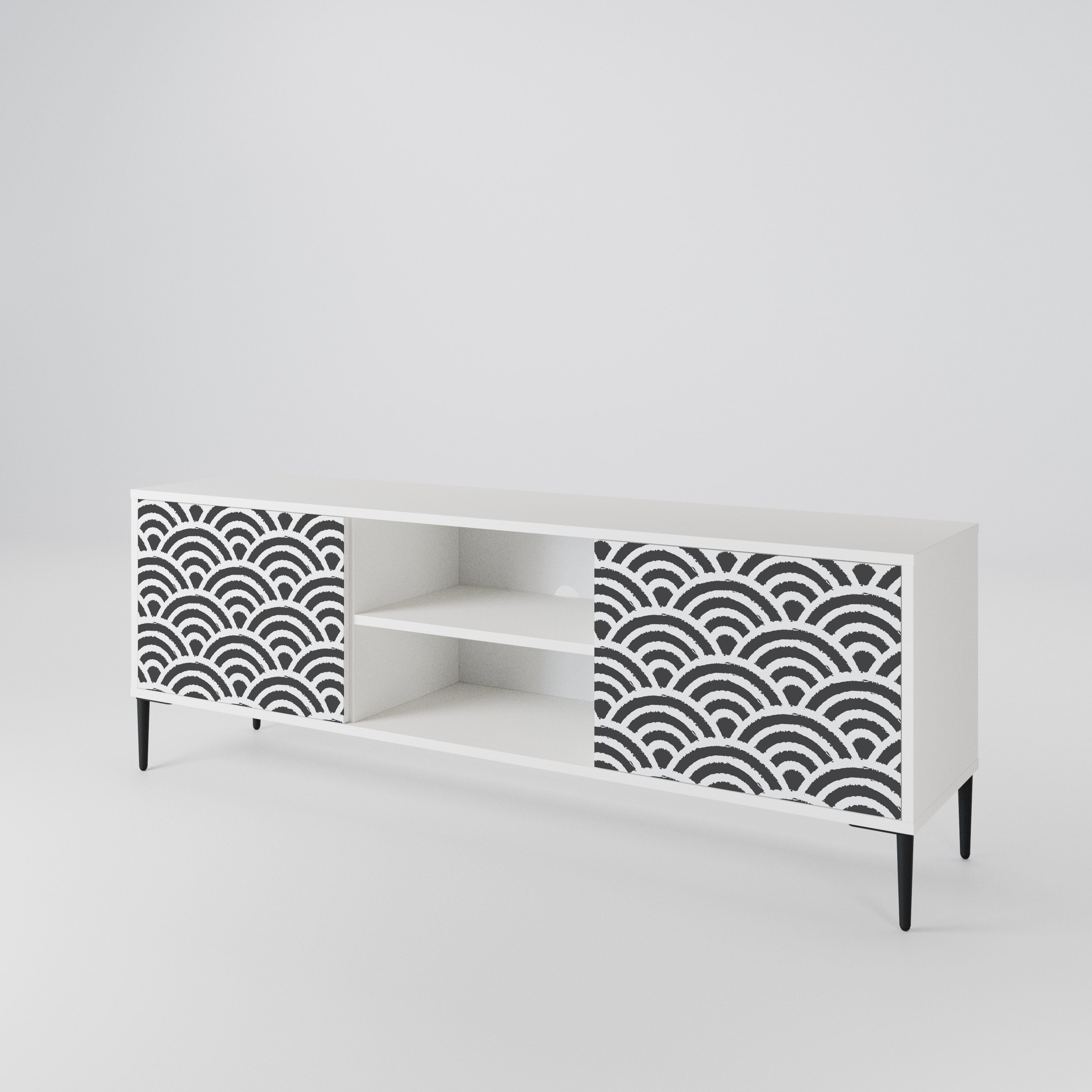 GLOOMY HOST 2-Door TV Cabinet