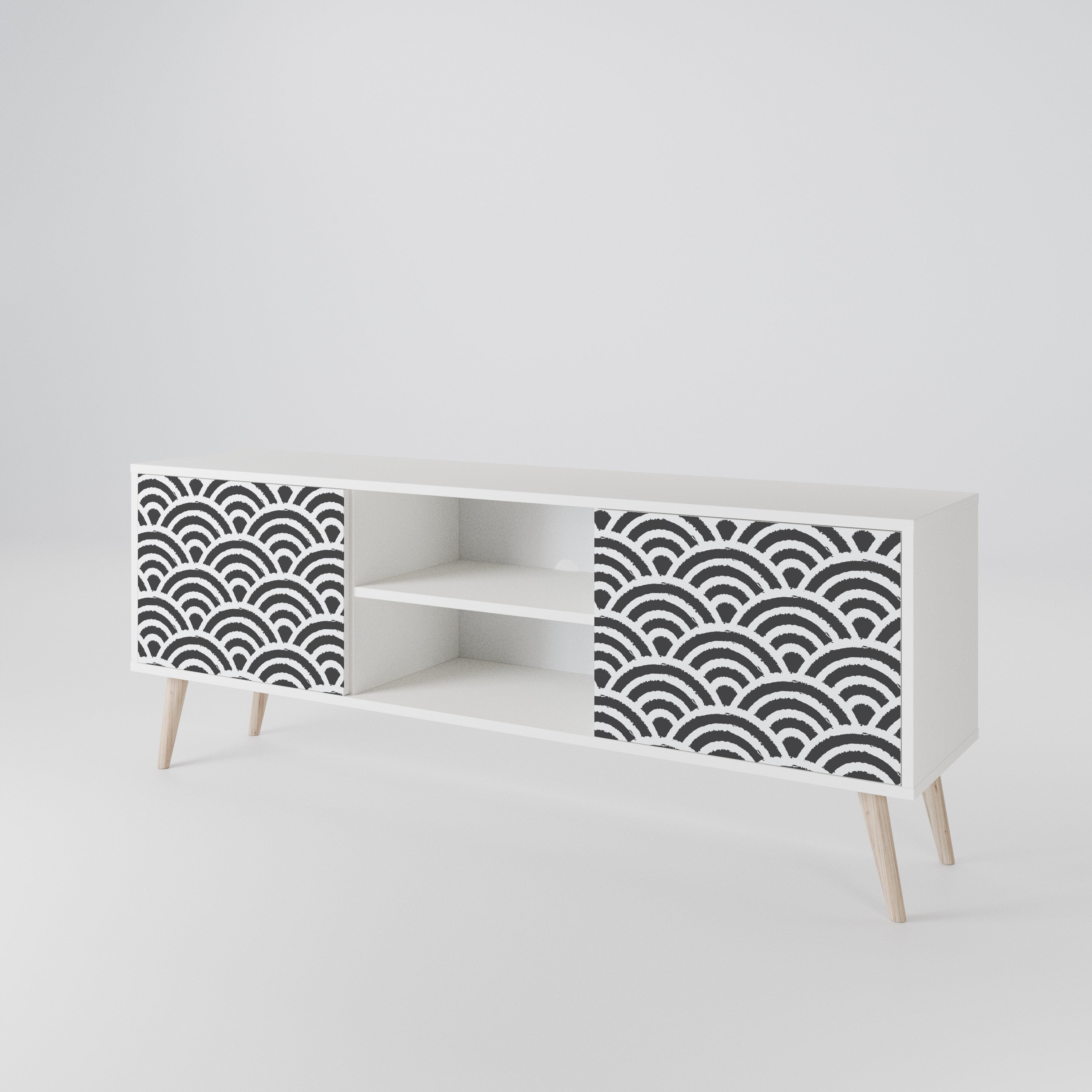GLOOMY HOST 2-Door TV Cabinet
