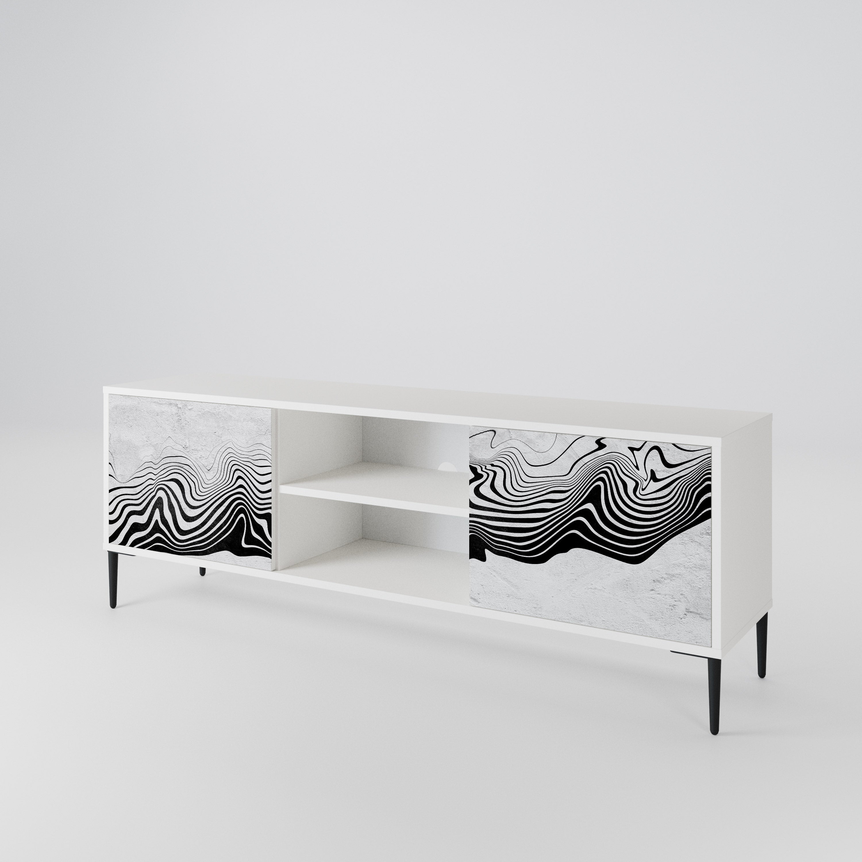 MONOCHROME MIRAGE 2-Door TV Cabinet