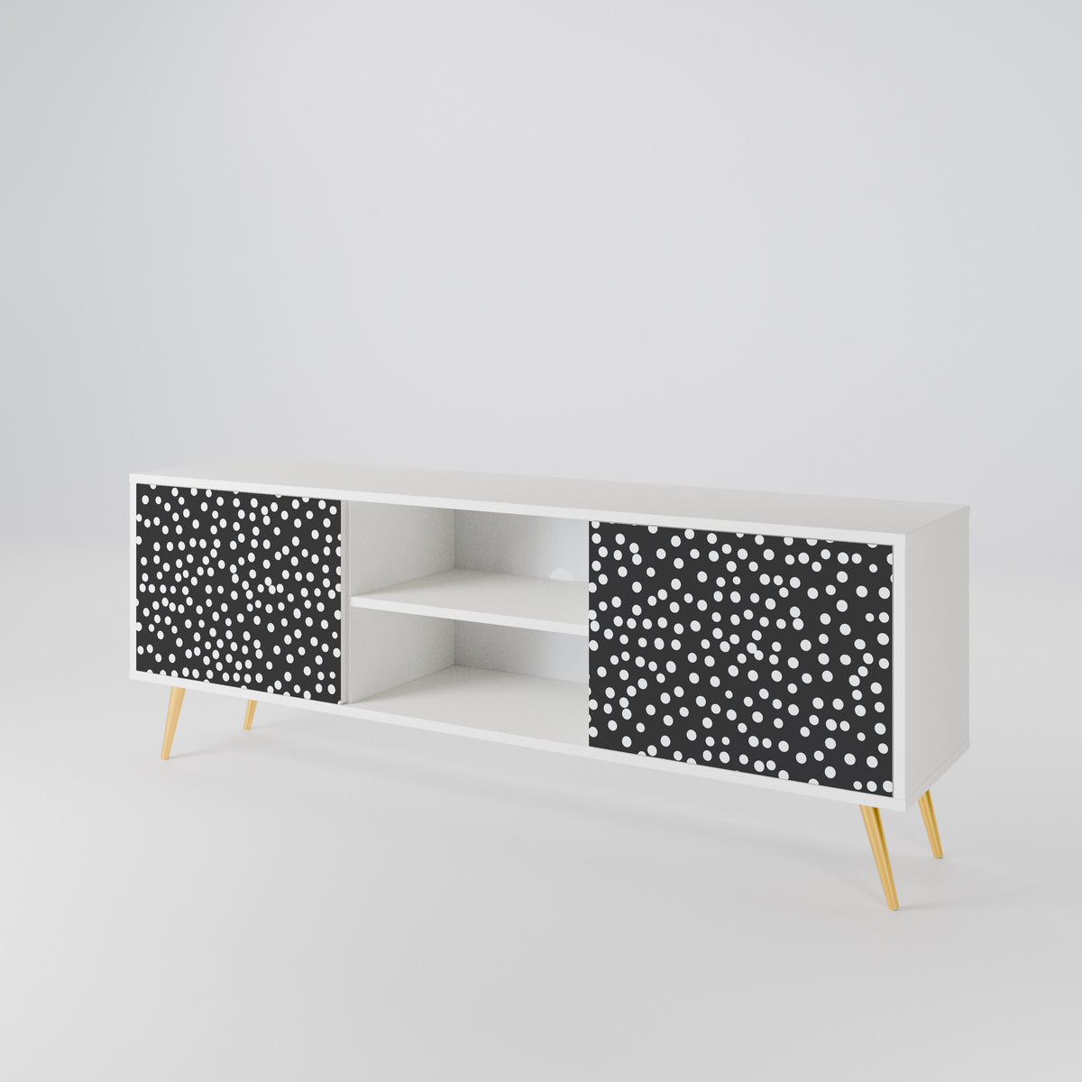 BLINDING LIGHTS TV-bänk med två dörrar
