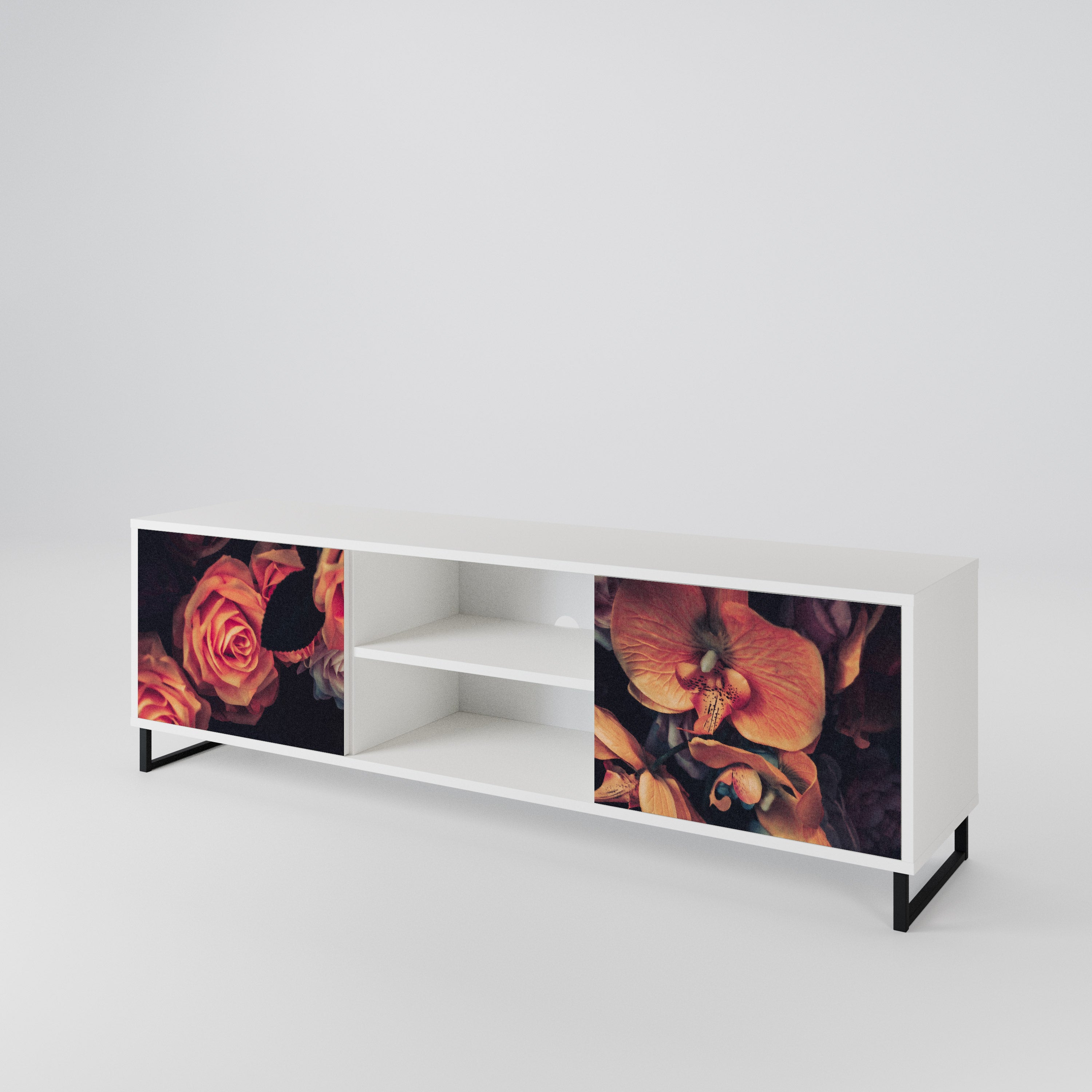NEVERENDING BLOOM 2-Door TV Cabinet