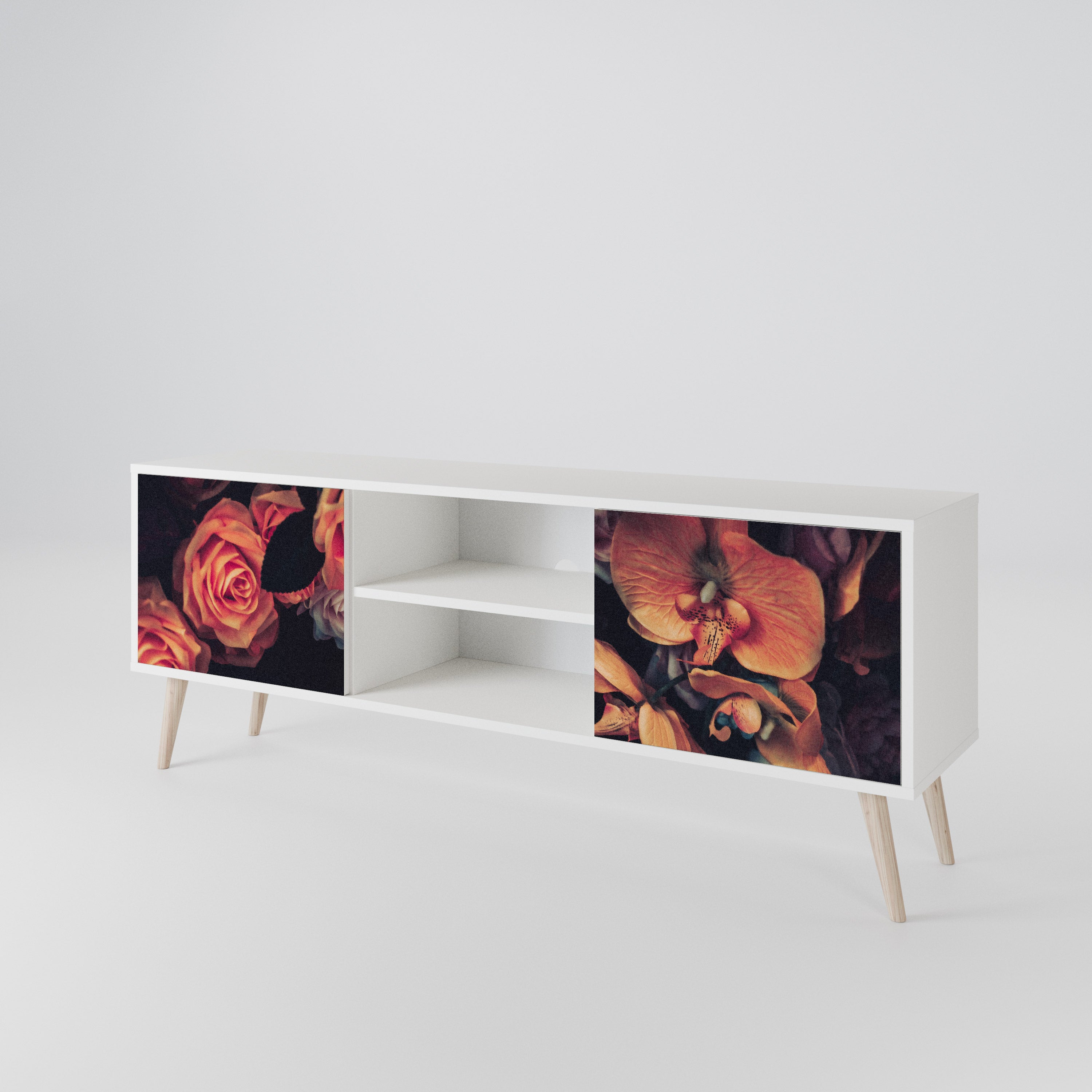 NEVERENDING BLOOM 2-Door TV Cabinet