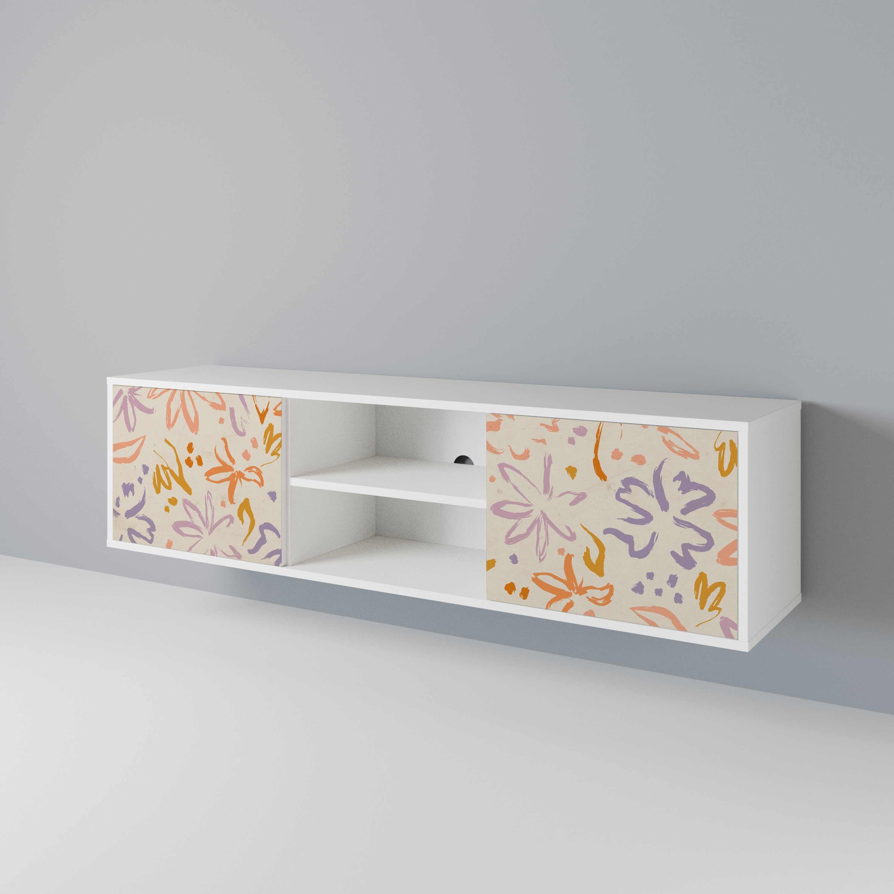 SPRING WHIMSY 2-Door TV Cabinet