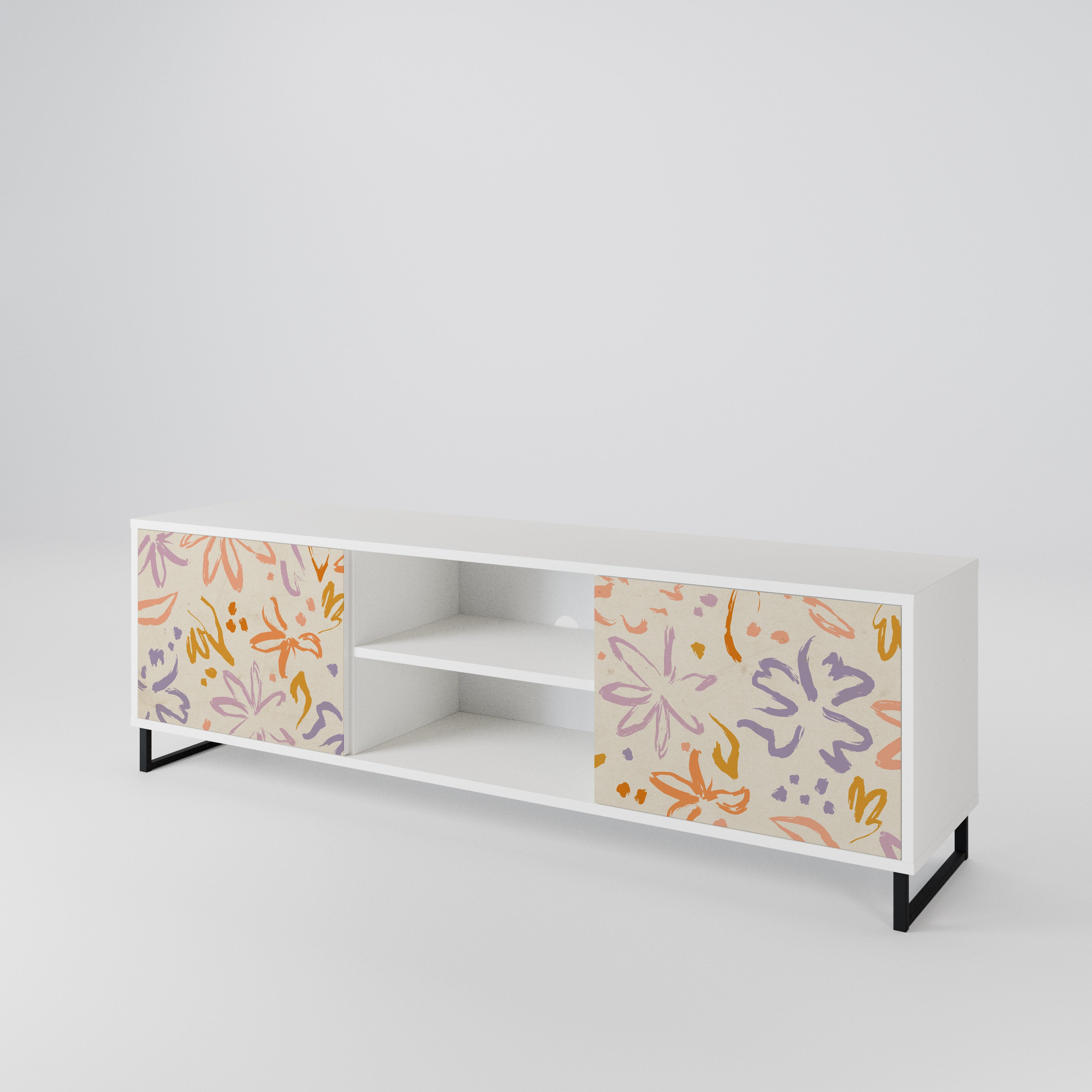 SPRING WHIMSY 2-Door TV Cabinet