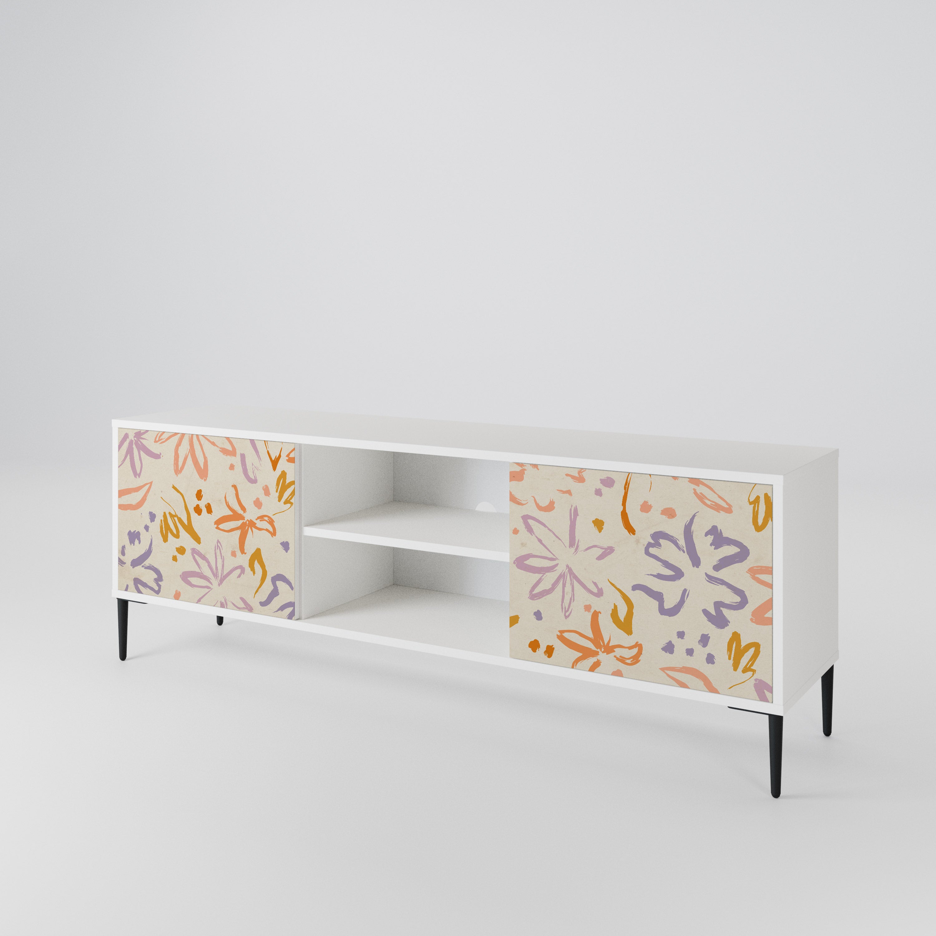 SPRING WHIMSY 2-Door TV Cabinet