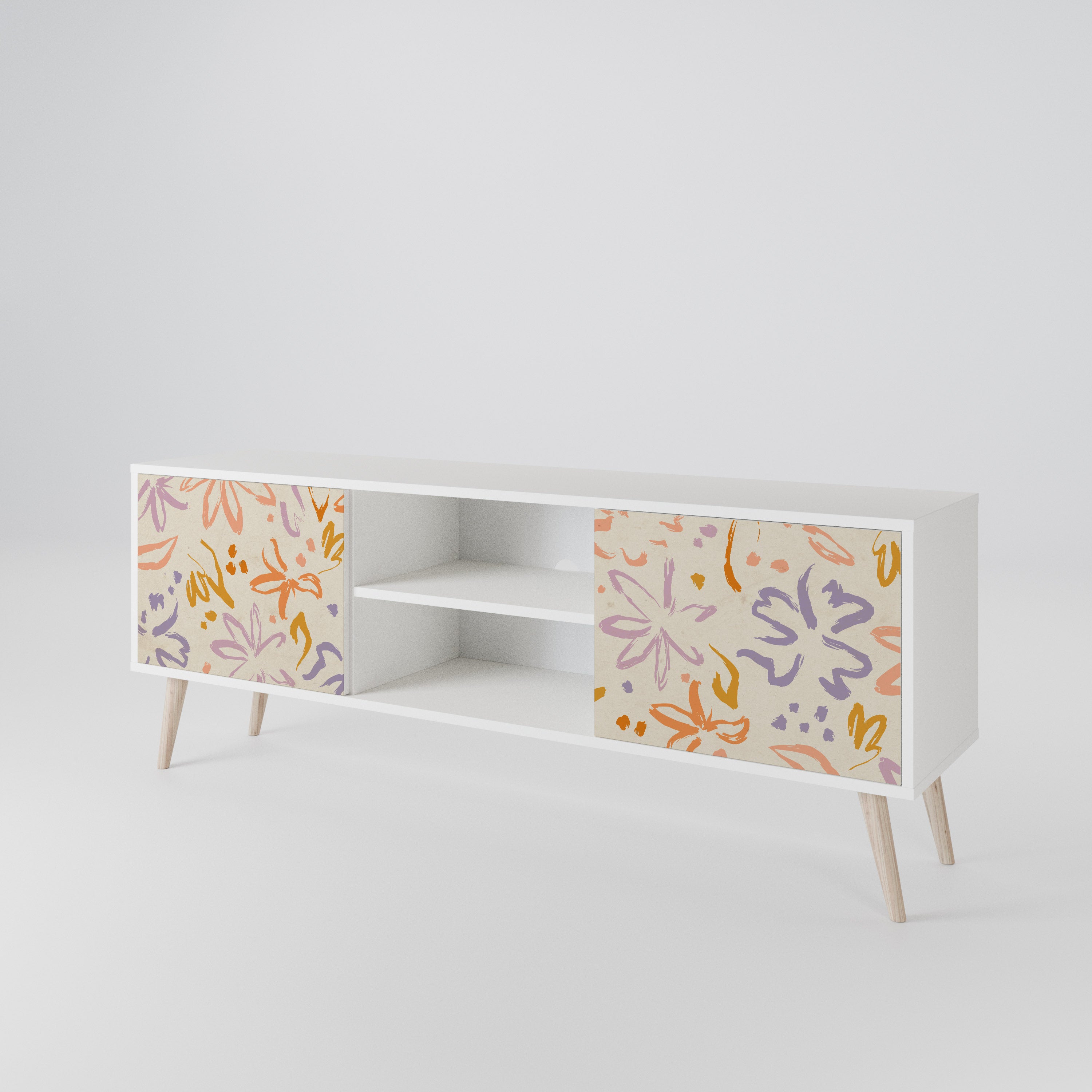 SPRING WHIMSY 2-Door TV Cabinet