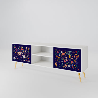 FLORAL COMBINATION TV-bänk med två dörrar