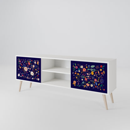 FLORAL COMBINATION TV-bänk med två dörrar