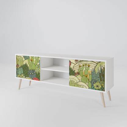 SUCCULENTS KALEIDOSCOPE 2-Door TV Cabinet