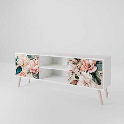 FLORAL GRACE TV-bänk med två dörrar