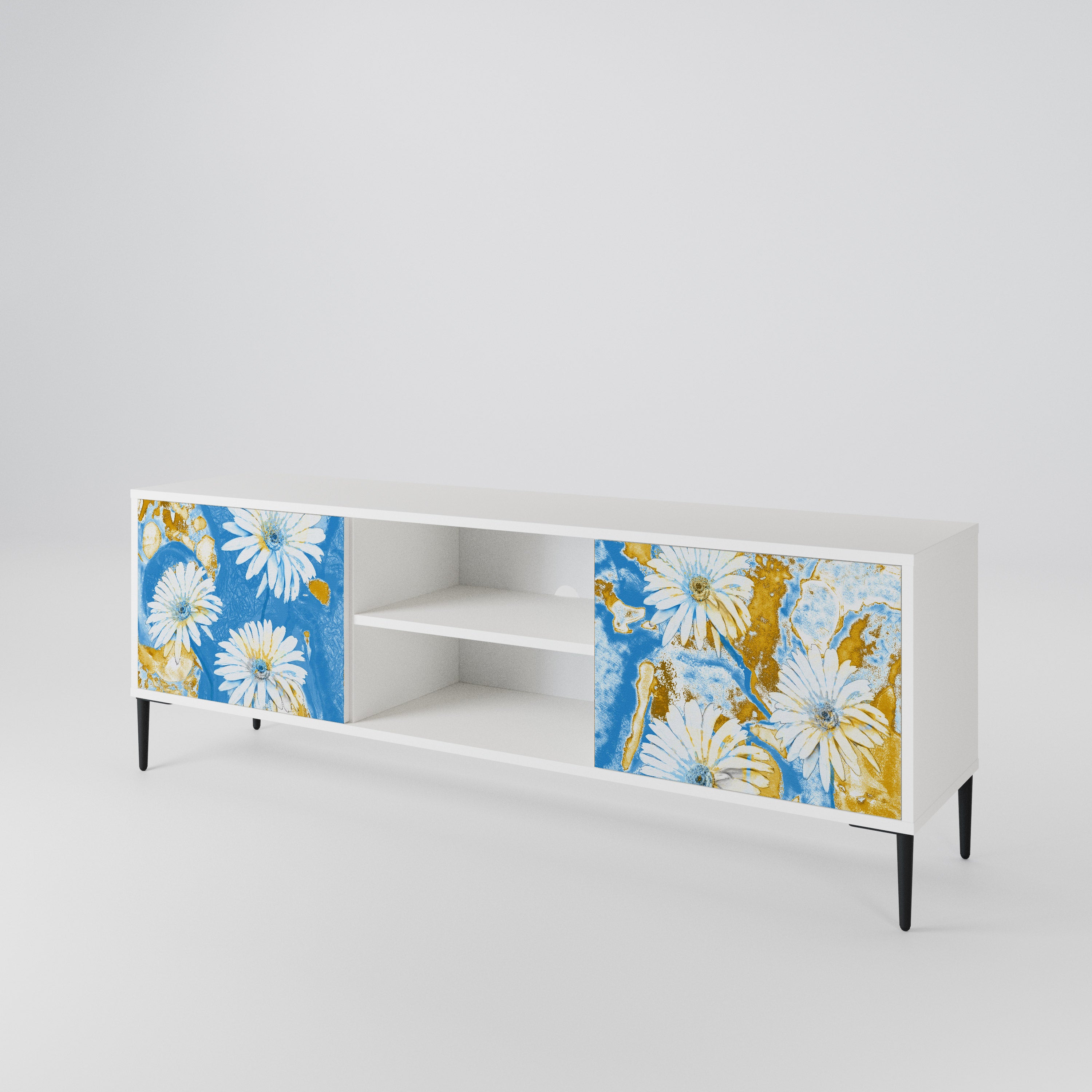 DAISY LUXE TV-bänk med två dörrar