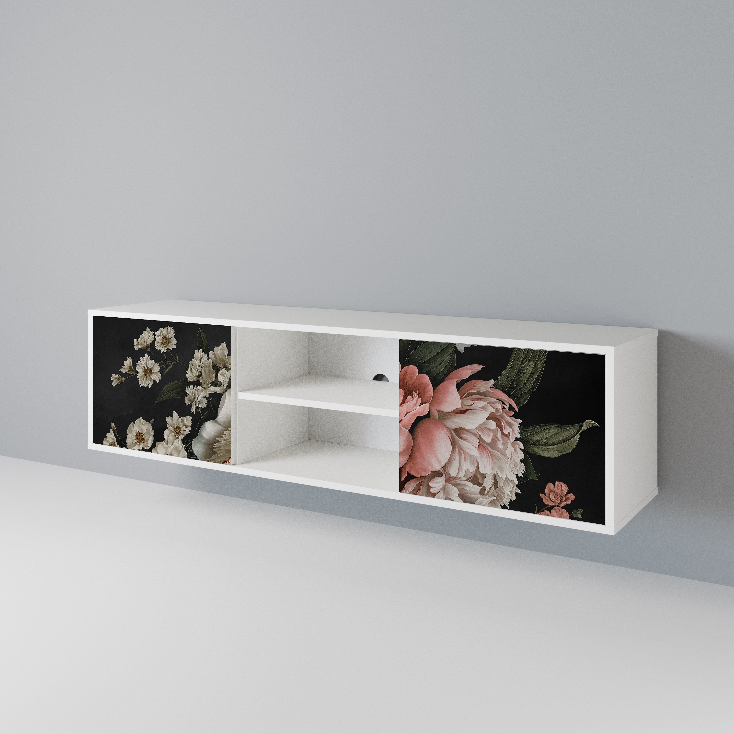 LUSH ELEGANCE TV-bänk med två dörrar