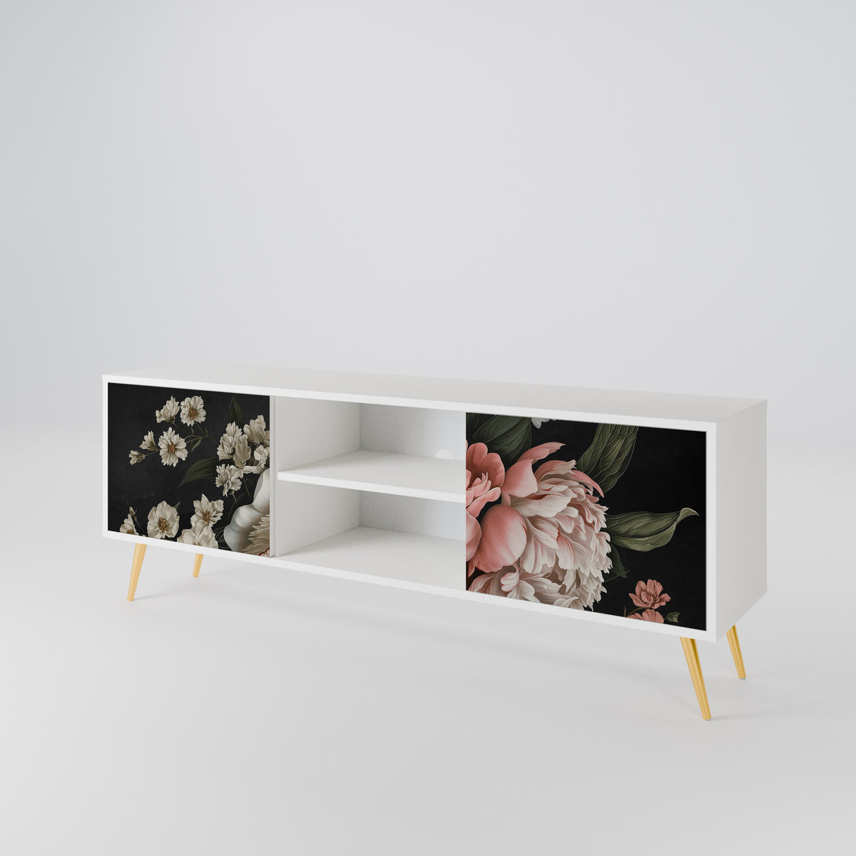 LUSH ELEGANCE TV-bänk med två dörrar
