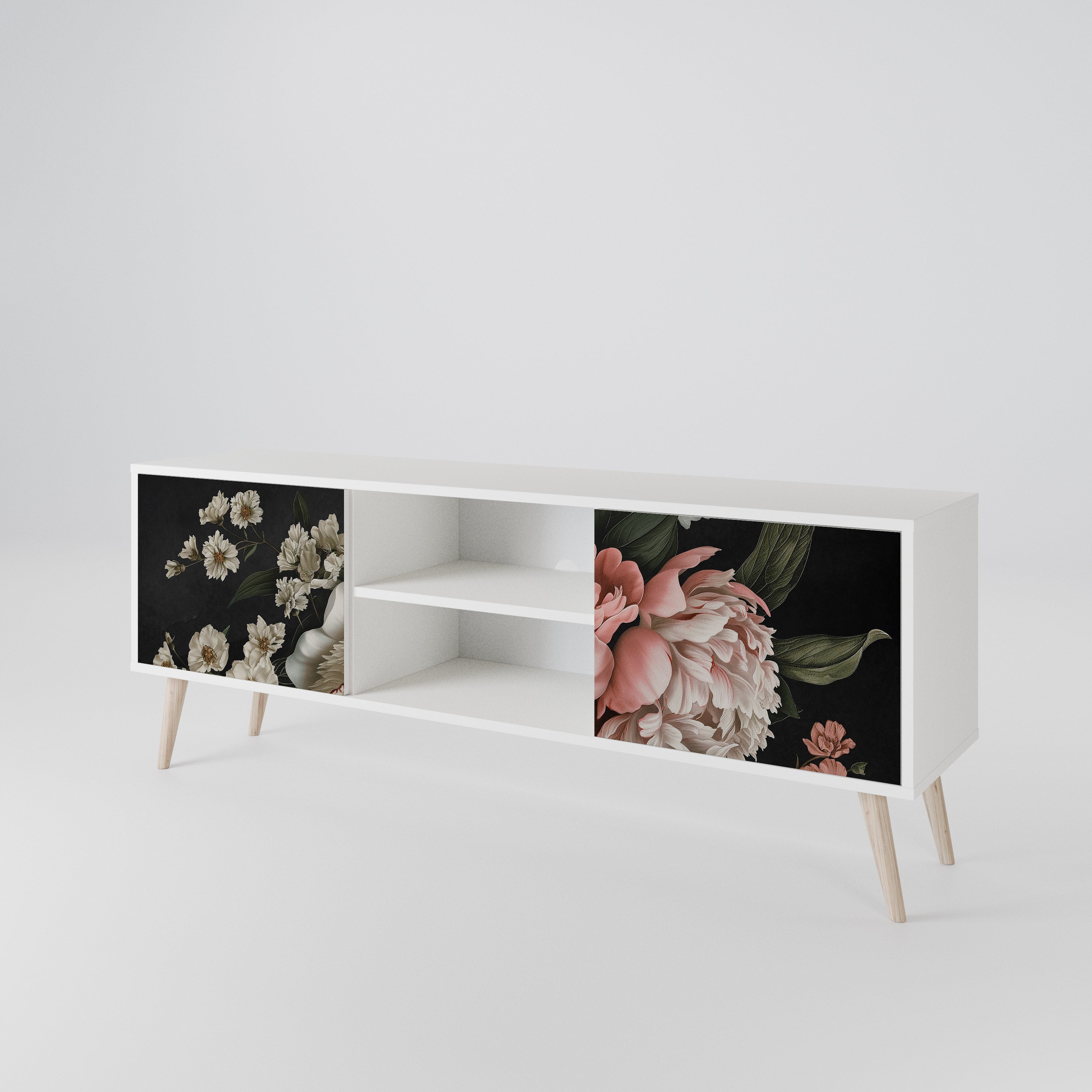 LUSH ELEGANCE TV-bänk med två dörrar