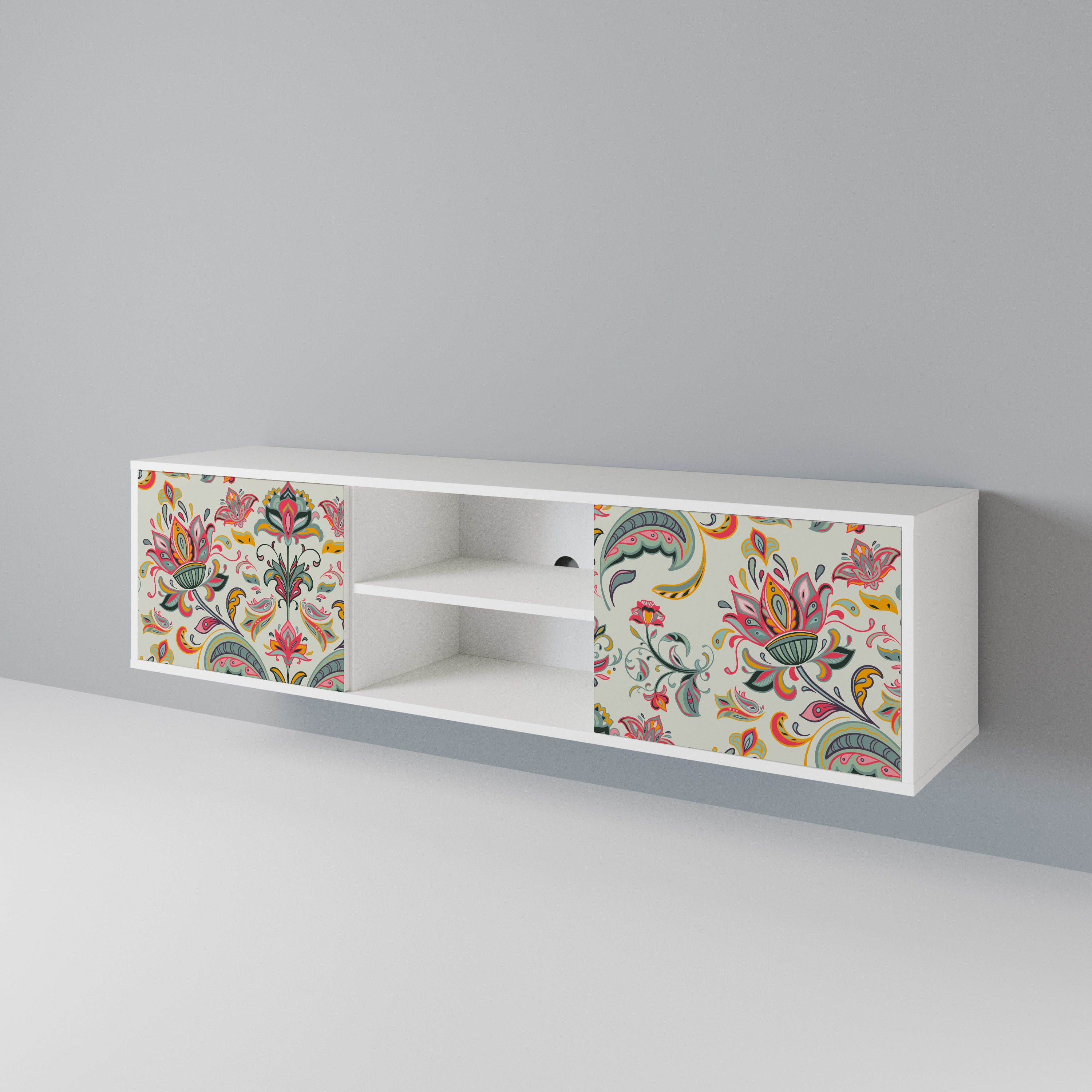 ORGANIC FOLKLORE 2-Door TV Cabinet