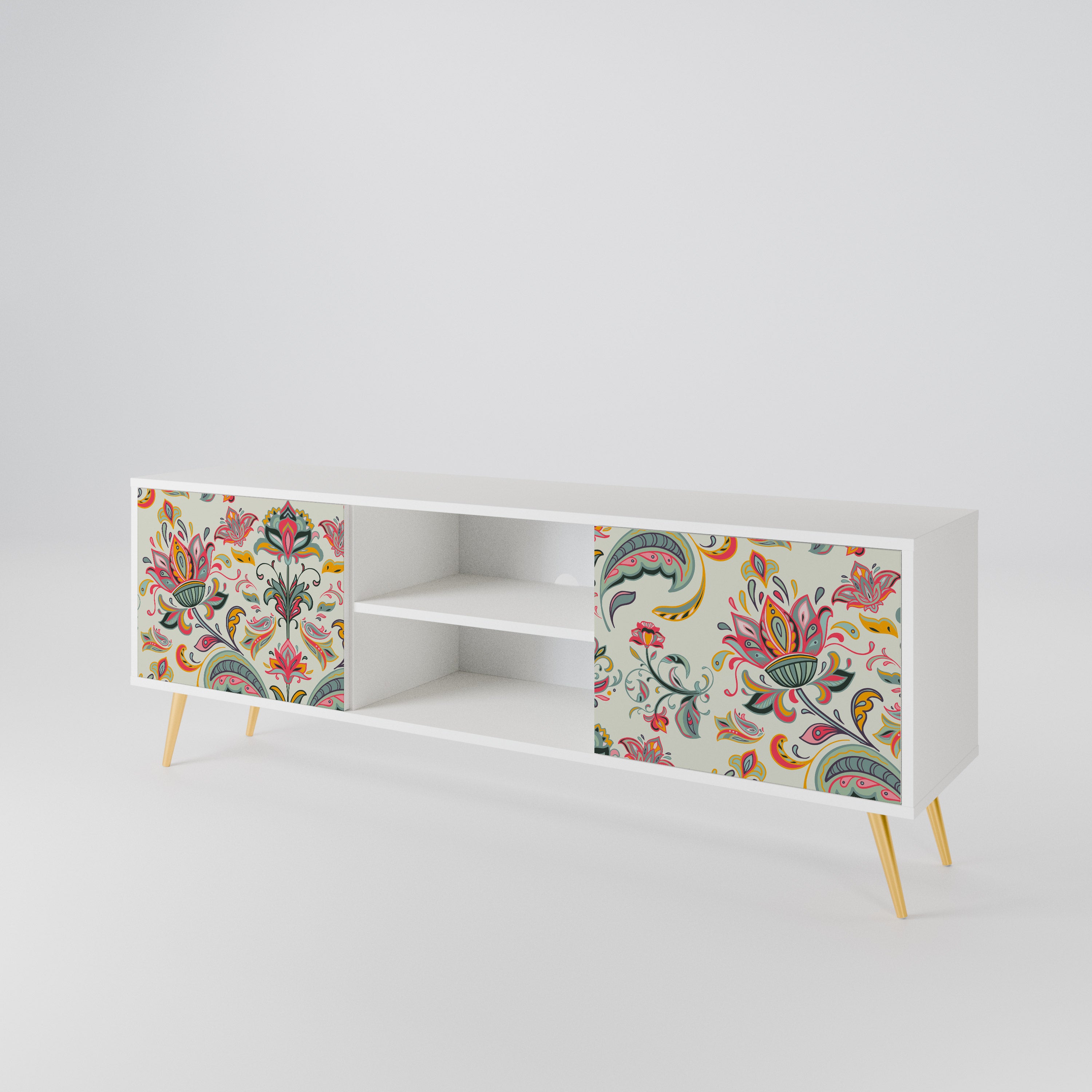 ORGANIC FOLKLORE 2-Door TV Cabinet