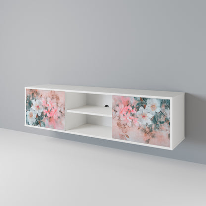 CHERRY BLOSSOM TV-bänk med två dörrar