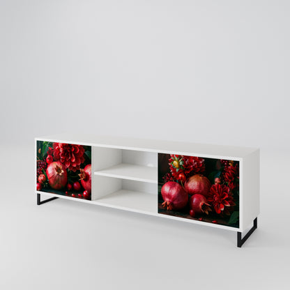 DAHLIAS AND POMEGRANATES TV-bänk med två dörrar