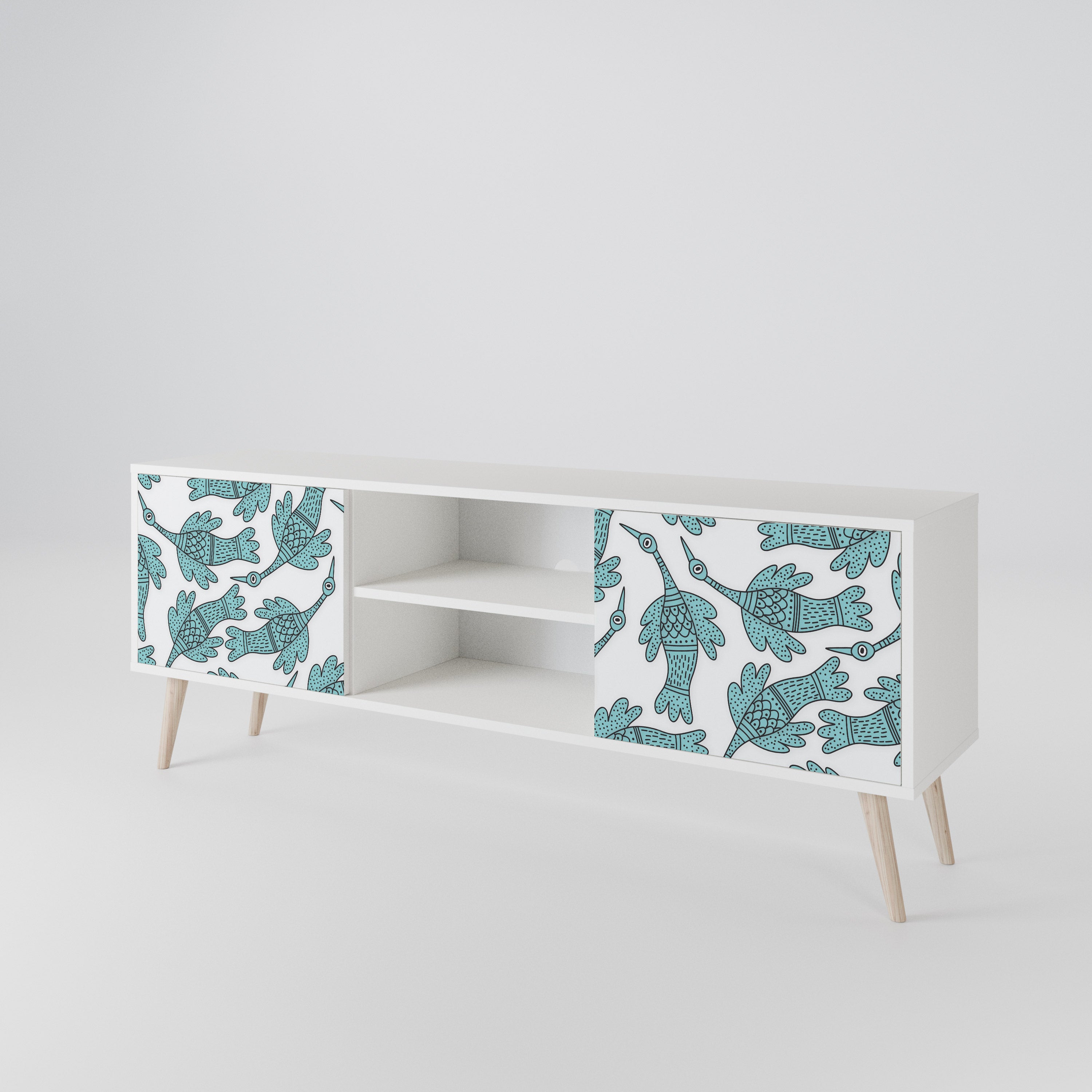 WATERSPOUT SONGIBIRD 2-Door TV Cabinet