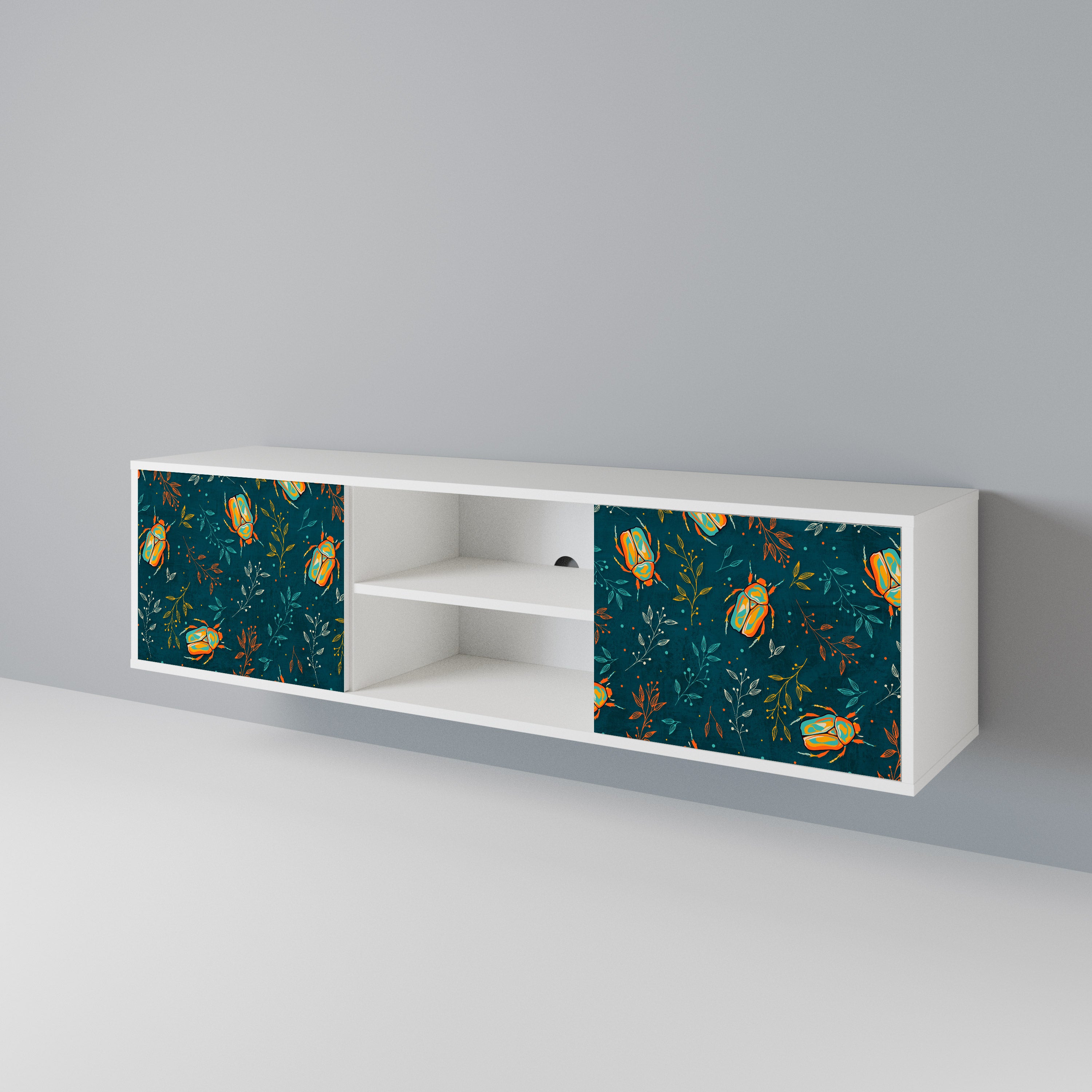 AUTUMN INSECTS 2-Door TV Cabinet