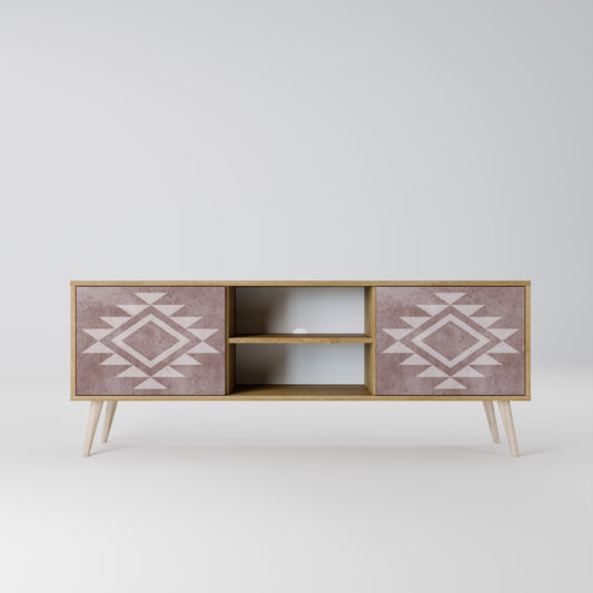 MARVEL MOSAIC 2-Door TV Stand in Oak Effect