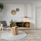 GEODE GLIMMER TV-bänk med två dörrar