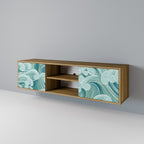 ASIAN SWAY 2-Door TV Stand in Oak Effect