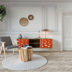 COURAGE MOLD 2-Door TV Stand in Oak Effect