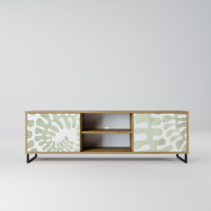 HELIX DANCE 2-Door TV Stand in Oak Effect