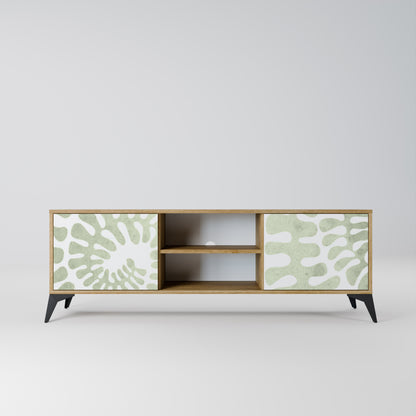 HELIX DANCE 2-Door TV Stand in Oak Effect