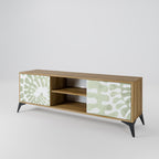 HELIX DANCE 2-Door TV Stand in Oak Effect