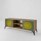 SUNSHINE EULOGY 2-Door TV Stand in Oak Effect
