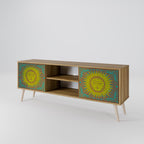 SUNSHINE EULOGY 2-Door TV Stand in Oak Effect