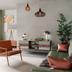 CHROMA CONTOURS 2-Door TV Stand in Oak Effect