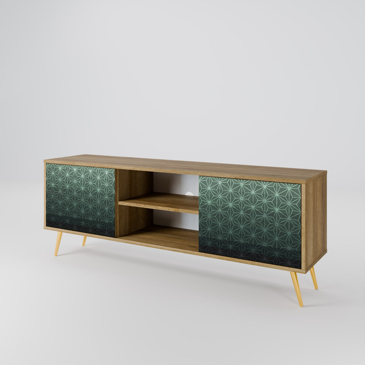 ORNAMENTAL GLIMMER TV-bänk med två dörrar