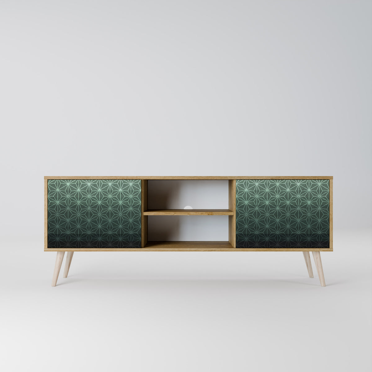 ORNAMENTAL GLIMMER TV-bänk med två dörrar