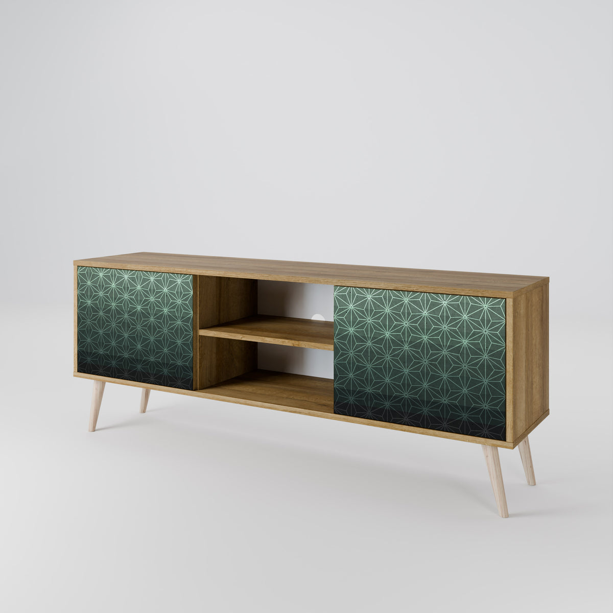 ORNAMENTAL GLIMMER TV-bänk med två dörrar