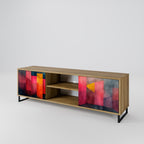 COLORFUL SOUNDS 2-Door TV Stand in Oak Effect