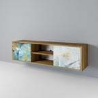 ABSTRACT THOUGHTS 2-Door TV Stand in Oak Effect