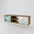 ABSTRACT THOUGHTS 2-Door TV Stand in Oak Effect