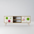 COLORFUL COSMOS 2-Door TV Stand in Oak Effect