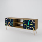 CONTRAST DANCE 2-Door TV Stand in Oak Effect