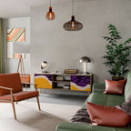 INDEPENDENT BORDER 2-Door TV Stand in Oak Effect