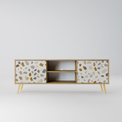 PIECES OF TOMORROW 2-Door TV Stand in Oak Effect